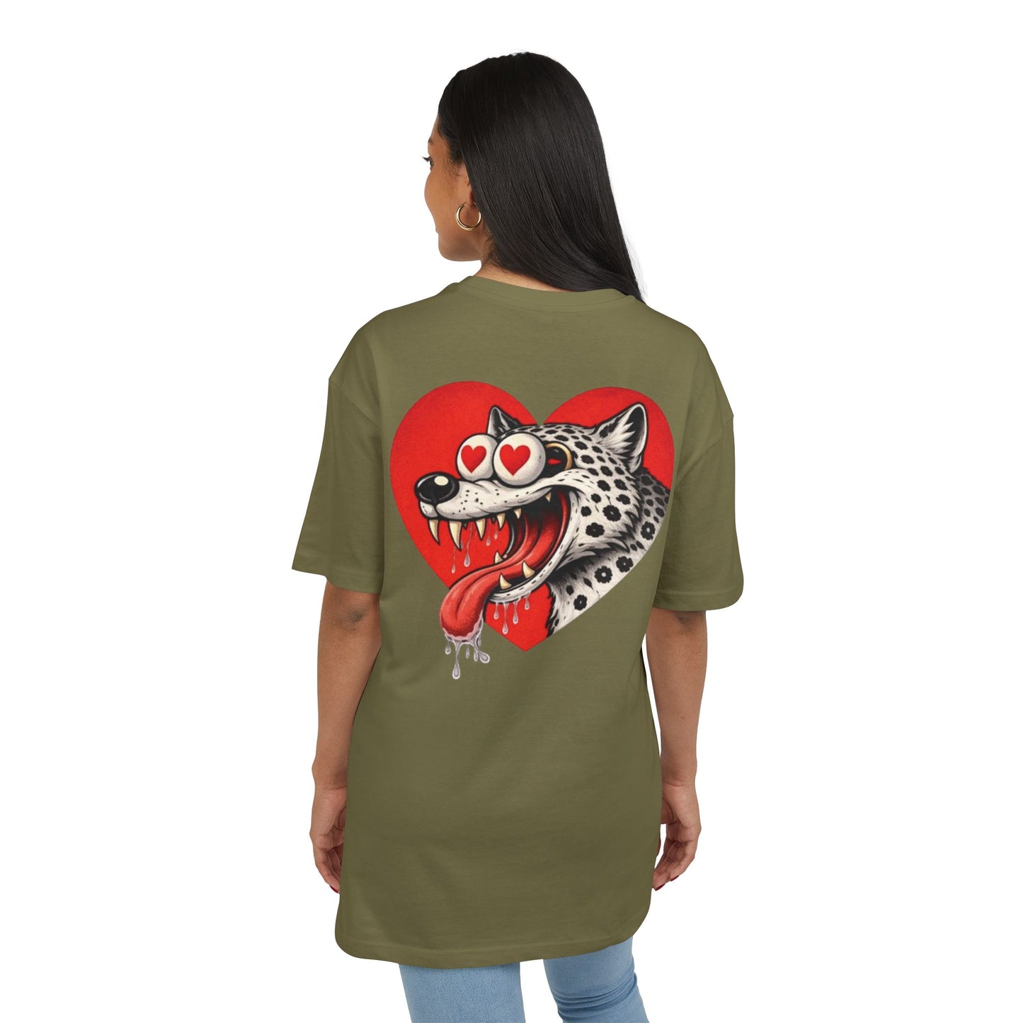 Diseño 4 (caro) ( Oversize ) Corazon LEOPARDO V2